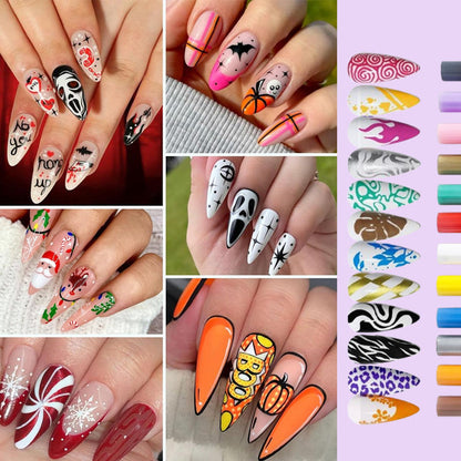 Buy 2 get 1 free（3 sets）🎁free shipping⏳12 Colors Nail Art Pens Set
