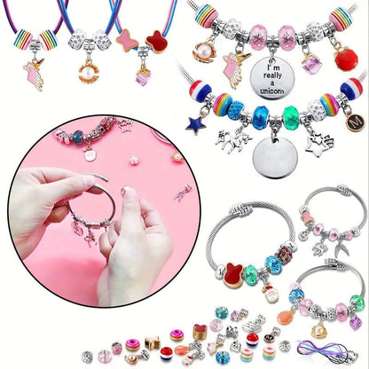 🎁Best Christmas Gift For Girls 50% OFF💖🔥Girls Charm Bracelet Making Kit✨