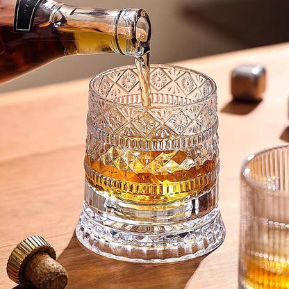 🥛💎New Year Hot Sale 49% OFF✨🔥360° Rotating Whiskey Glass Tumbler