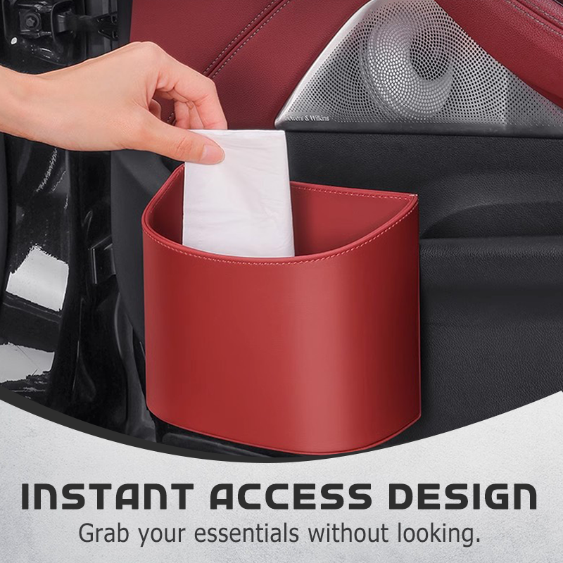 🥳2026 HOT SALE🚗🧺 50% OFF! Leather Car Door Cup Holder – Wide‑mouth opening, easy reach for drinks & phone. Clip‑on secure fit. PU leather, tough & stylish. 🛡️✨