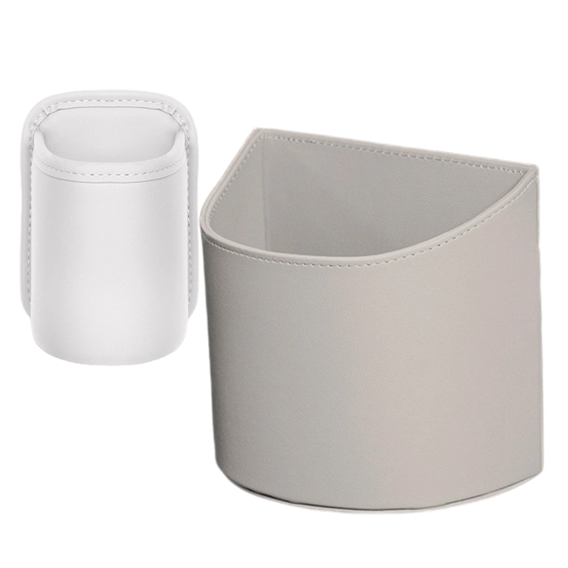 🥳2026 HOT SALE🚗🧺 50% OFF! Leather Car Door Cup Holder – Wide‑mouth opening, easy reach for drinks & phone. Clip‑on secure fit. PU leather, tough & stylish. 🛡️✨