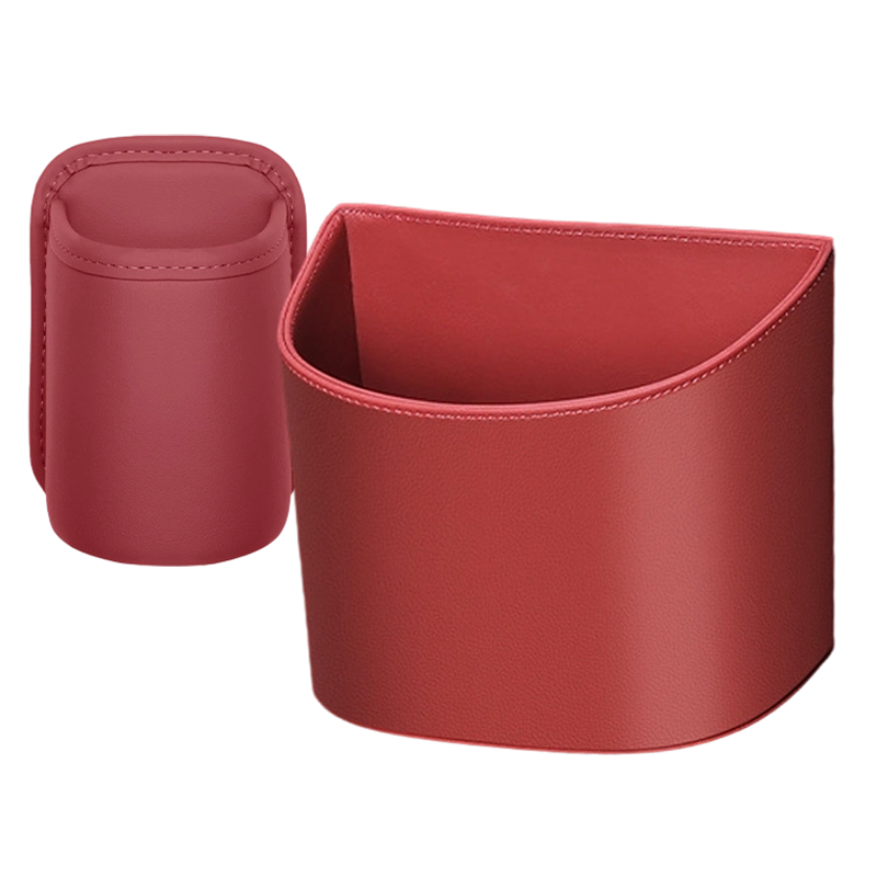 🥳2026 HOT SALE🚗🧺 50% OFF! Leather Car Door Cup Holder – Wide‑mouth opening, easy reach for drinks & phone. Clip‑on secure fit. PU leather, tough & stylish. 🛡️✨