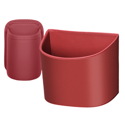 🥳2026 HOT SALE🚗🧺 50% OFF! Leather Car Door Cup Holder – Wide‑mouth opening, easy reach for drinks & phone. Clip‑on secure fit. PU leather, tough & stylish. 🛡️✨
