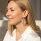 🎉COMPRA 1 Y LLÉVATE 1 GRATIS🎁 Pendientes de aro con corte de diamante para mujer – Elegantes y brillantes 💎