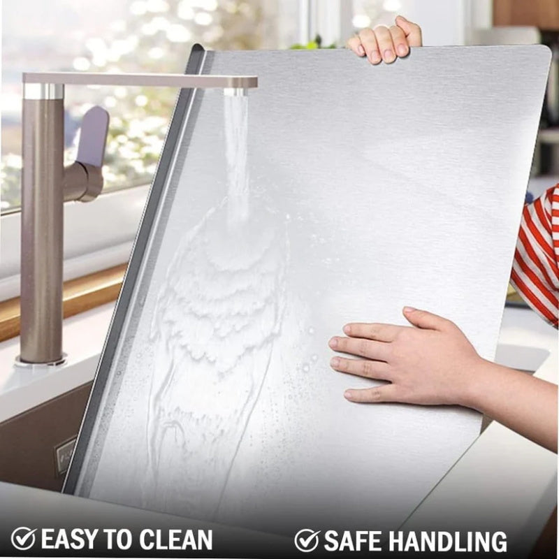 🔪 50% OFF NOW! ✨ Stainless Steel Countertop Chopping Board – Hygienic, Knife-Friendly & Easy-Clean Surface 🍽️