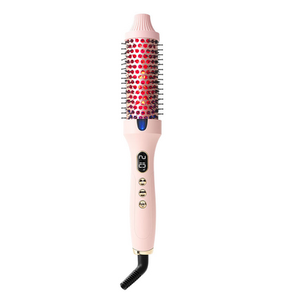 🔄 2-in-1 Magic Styler | Heated Straightener & Curler Comb | Switch Styles in Seconds ✨【-50%】