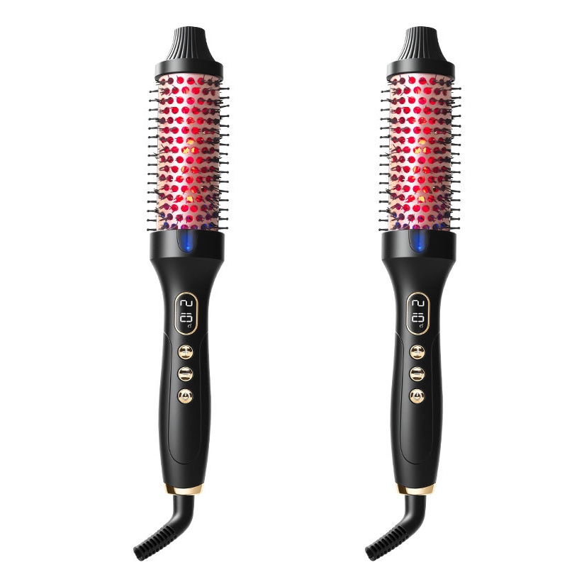 🔄 2-in-1 Magic Styler | Heated Straightener & Curler Comb | Switch Styles in Seconds ✨【-50%】