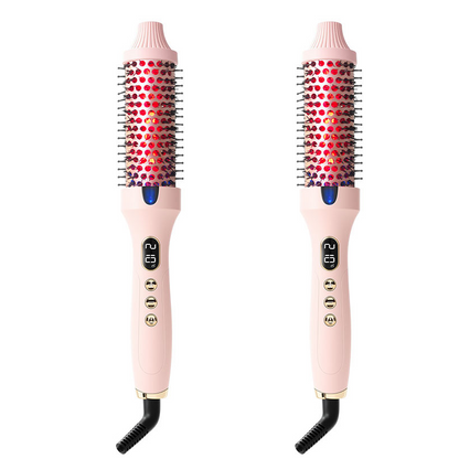 🔄 2-in-1 Magic Styler | Heated Straightener & Curler Comb | Switch Styles in Seconds ✨【-50%】