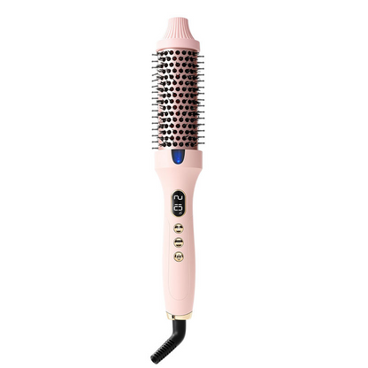 🔄 2-in-1 Magic Styler | Heated Straightener & Curler Comb | Switch Styles in Seconds ✨【-50%】