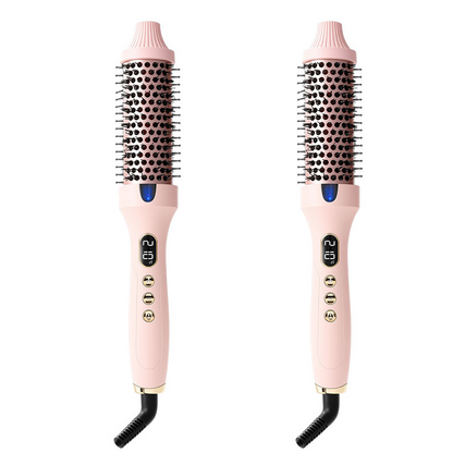 🔄 2-in-1 Magic Styler | Heated Straightener & Curler Comb | Switch Styles in Seconds ✨【-50%】