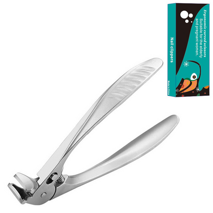 🥳2026 HOT SALE💅Stainless Steel Nail Clipper with Curved Precision Blades – Effortless for Thick Nails & Seniors! ✂️✨