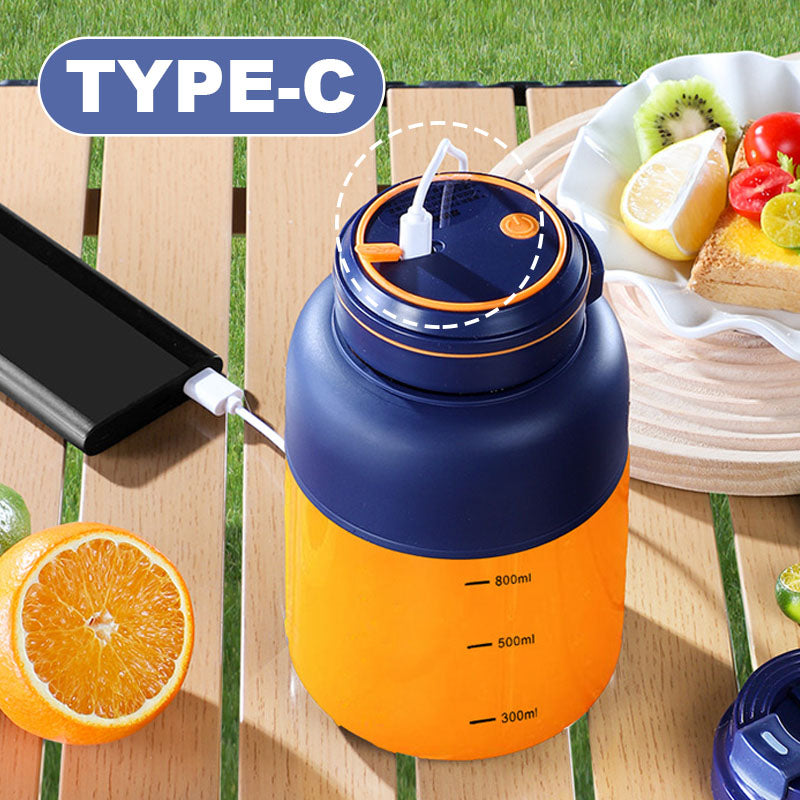 🍹 50% OFF NOW! 🔋 Multifunctional Portable Wireless Juicer Cup – Cordless, Rechargeable & Perfect for Fresh Juice Anywhere 🧃