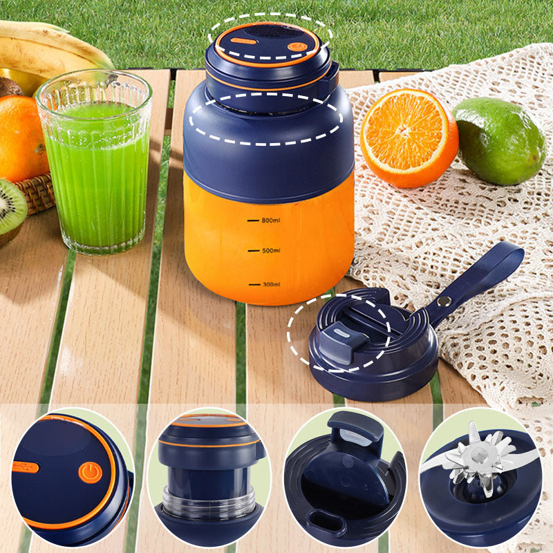 🍹 50% OFF NOW! 🔋 Multifunctional Portable Wireless Juicer Cup – Cordless, Rechargeable & Perfect for Fresh Juice Anywhere 🧃