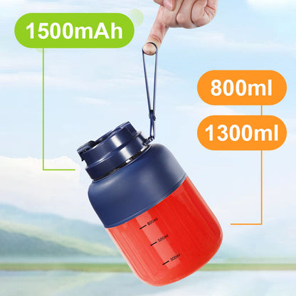 🍹 50% OFF NOW! 🔋 Multifunctional Portable Wireless Juicer Cup – Cordless, Rechargeable & Perfect for Fresh Juice Anywhere 🧃