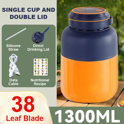 🍹 50% OFF NOW! 🔋 Multifunctional Portable Wireless Juicer Cup – Cordless, Rechargeable & Perfect for Fresh Juice Anywhere 🧃