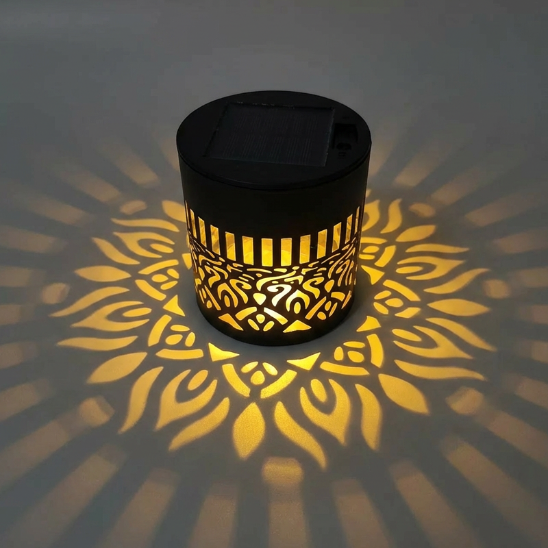 Solar Mandala Light – Stunning Pattern Projection, 2-in-1 Floor & Wall Design & IP65 Waterproof Auto On/Off 🌿