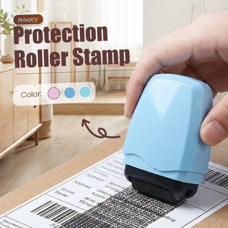 🛡️ ✉️Privacy Roller Stamp – Hide personal info instantly. No shredding needed. Refillable & portable. 🔏✨