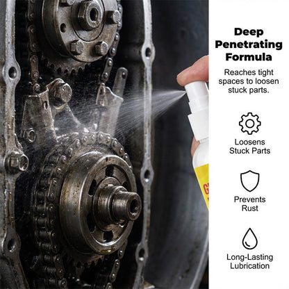 🛠️  Multi-Purpose Rust Remover & Lubricant Spray – Instant Squeak Eliminator – Metal Tool Restorer – Long-Lasting Protection 🧴