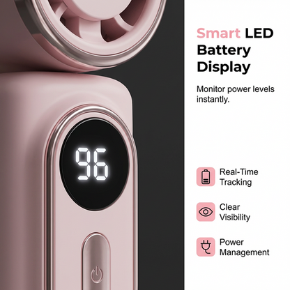 🌀💨Portable Clip-On Fan with LED Display