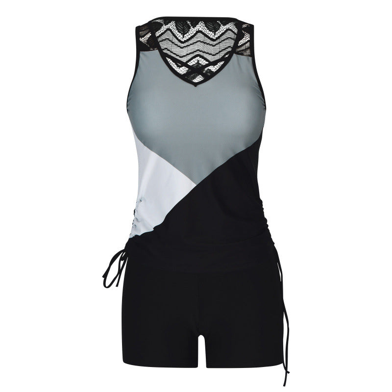 🥳SUMMER HOT SALE🔥Women's Printed Two-Piece Tankini Swimsuit