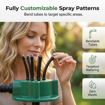 360° Coverage Precision Garden Irrigation Sprinkler