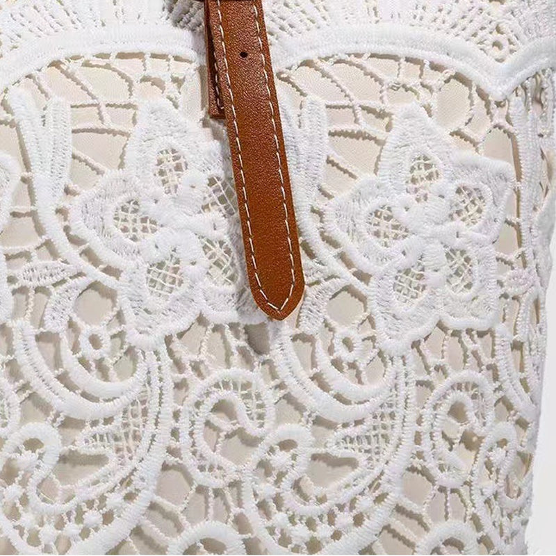 ✨🩷New Arrivals Special Price :￡11.99!🩷👜Nice Gift-Elegant Lace Large Capacity Tote Bag