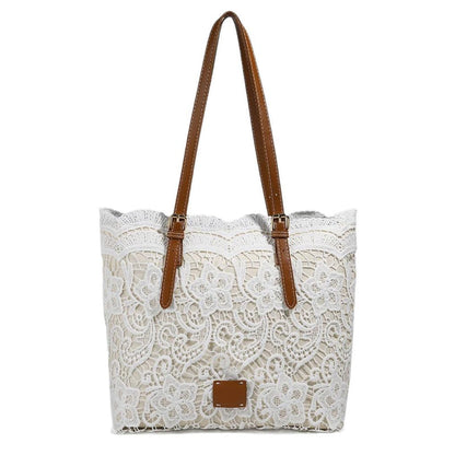 ✨🩷New Arrivals Special Price :￡11.99!🩷👜Nice Gift-Elegant Lace Large Capacity Tote Bag