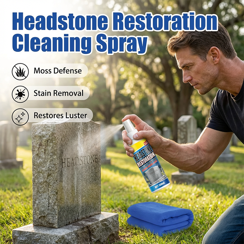 🎉Hot Sale 50% OFF🎉🎁Headstone Restoration & Cleaning Spray