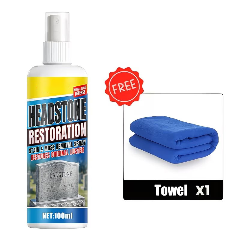 🎉Hot Sale 50% OFF🎉🎁Headstone Restoration & Cleaning Spray