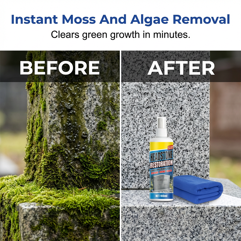 🎉Hot Sale 50% OFF🎉🎁Headstone Restoration & Cleaning Spray
