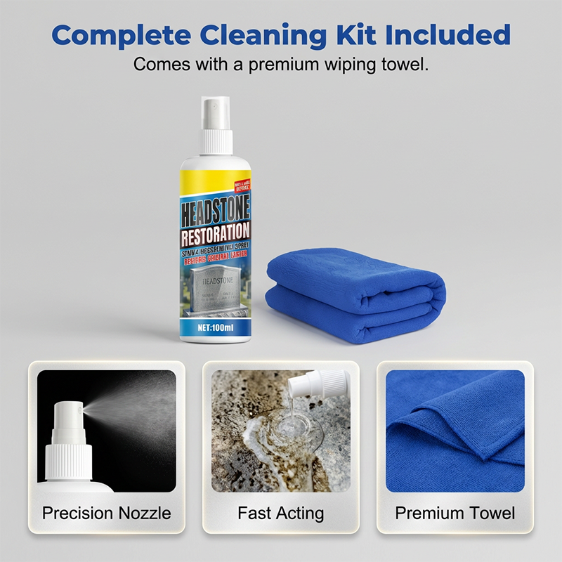 🎉Hot Sale 50% OFF🎉🎁Headstone Restoration & Cleaning Spray