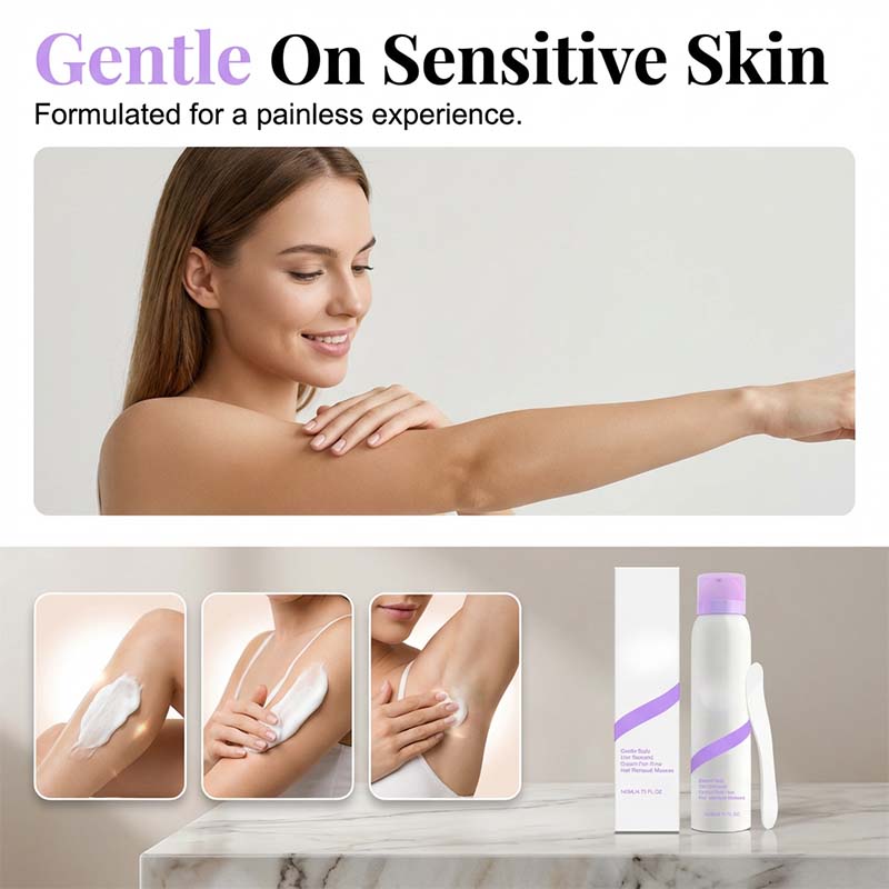 💖Gentle & Painless Hair Removal Cream Duo for Sensitive Skin, Say Goodbye To Unwanted Hair Without Pain👋