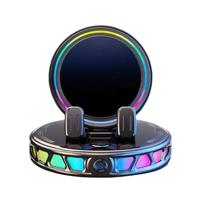 RGB Electric Car Phone Mount with Wireless Charging