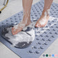 Bathroom Non Slip Massage Mat with Suction Cups and Drain Holes
