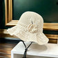 🥳SUMMER HOT SALE🥳💞50K+ SOLD!💥50% OFF! 🔥Women's Crochet Bucket Hat with Flower Accent