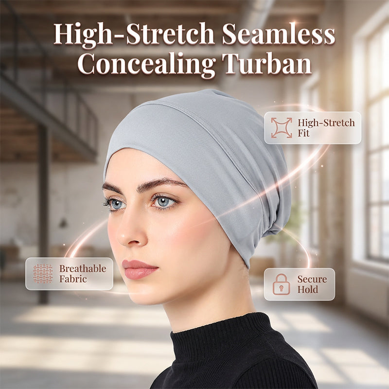 Soft Stretch Turban Cap for Women