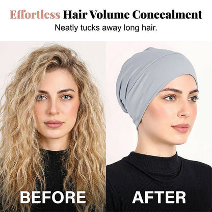 Soft Stretch Turban Cap for Women