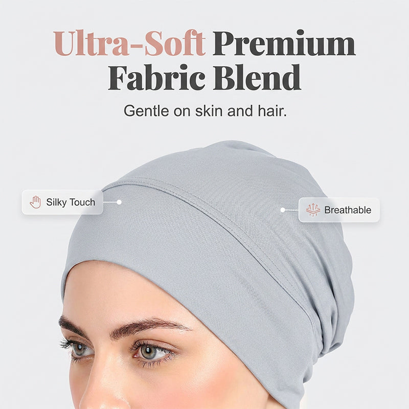 Soft Stretch Turban Cap for Women