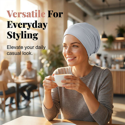 Soft Stretch Turban Cap for Women