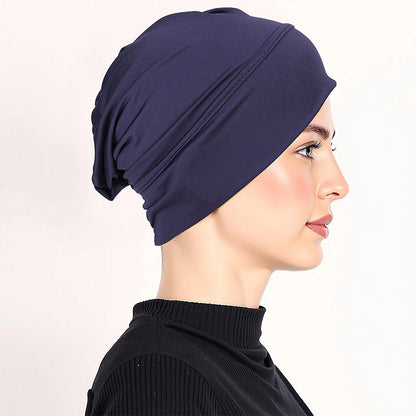 Soft Stretch Turban Cap for Women