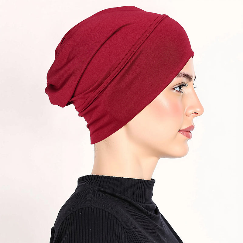 Soft Stretch Turban Cap for Women