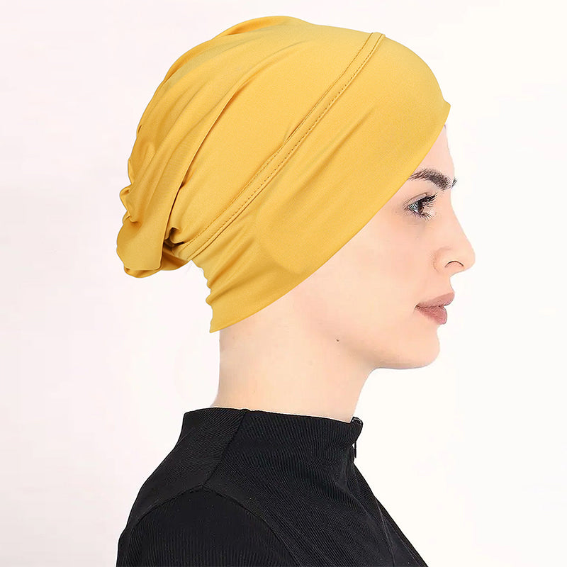 Soft Stretch Turban Cap for Women