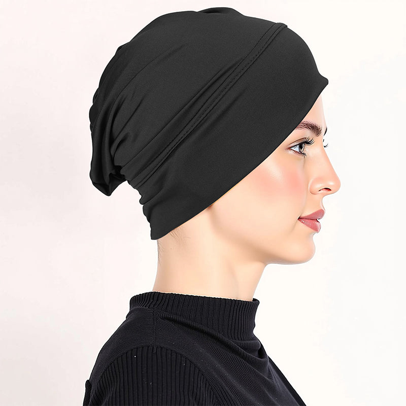 Soft Stretch Turban Cap for Women