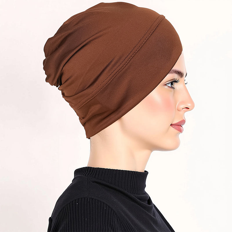 Soft Stretch Turban Cap for Women