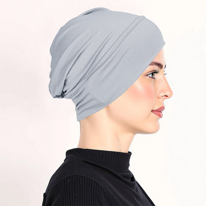 Soft Stretch Turban Cap for Women
