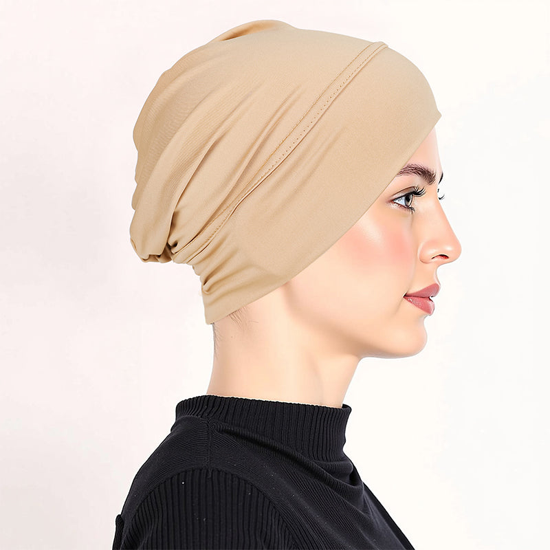 Soft Stretch Turban Cap for Women
