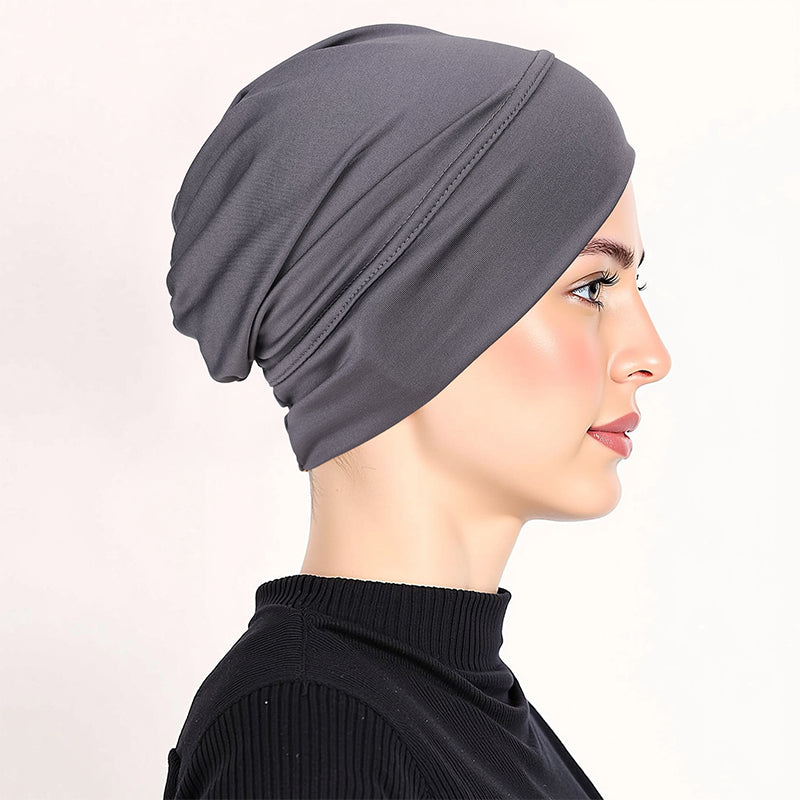Soft Stretch Turban Cap for Women