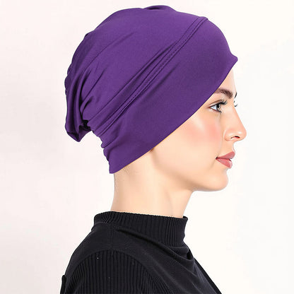 Soft Stretch Turban Cap for Women