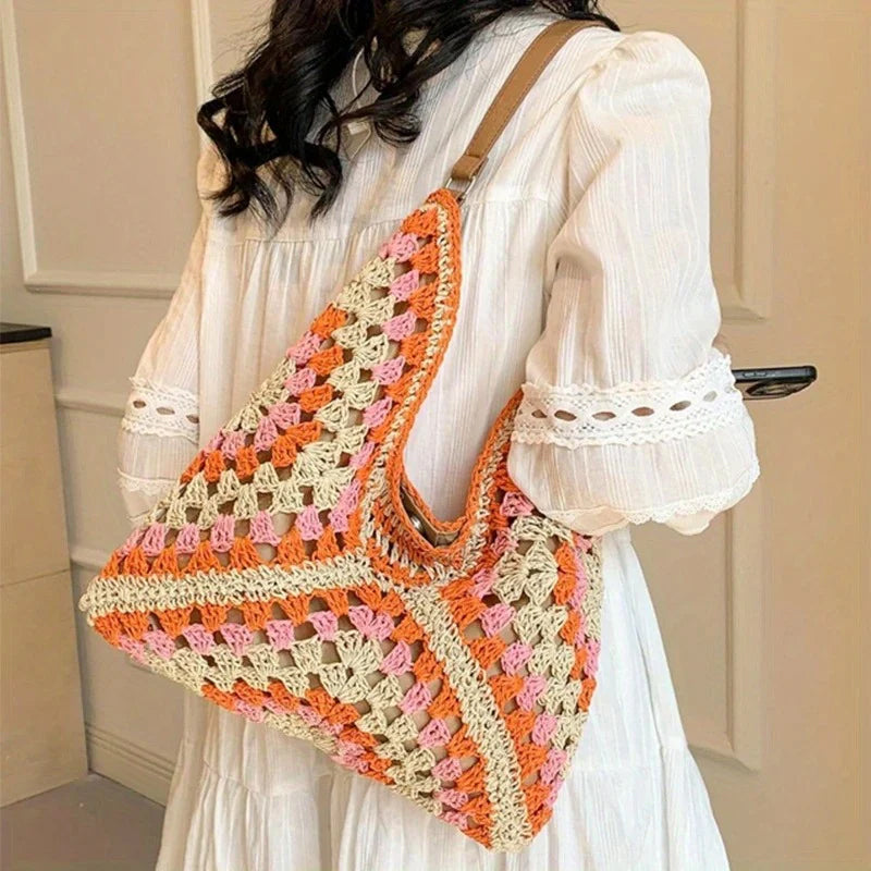 👜Women's Woven Bag – Lightweight, Crochet, Casual ✨