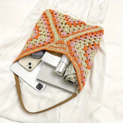 👜Women's Woven Bag – Lightweight, Crochet, Casual ✨